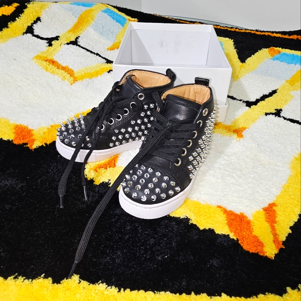 Custom toddler Christian louboutin like sneakers size 5c. Boutique Custom